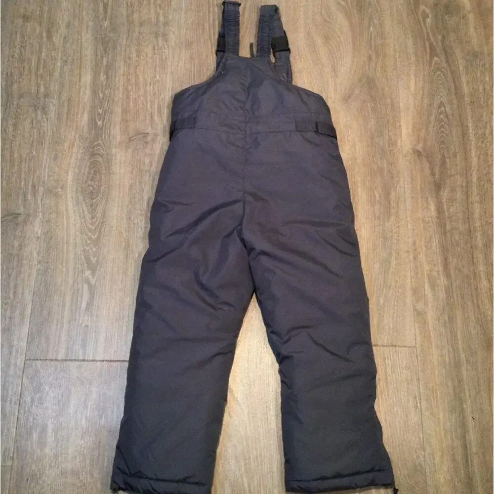Cherokee Gray Unisex Snow Bibs 5/6